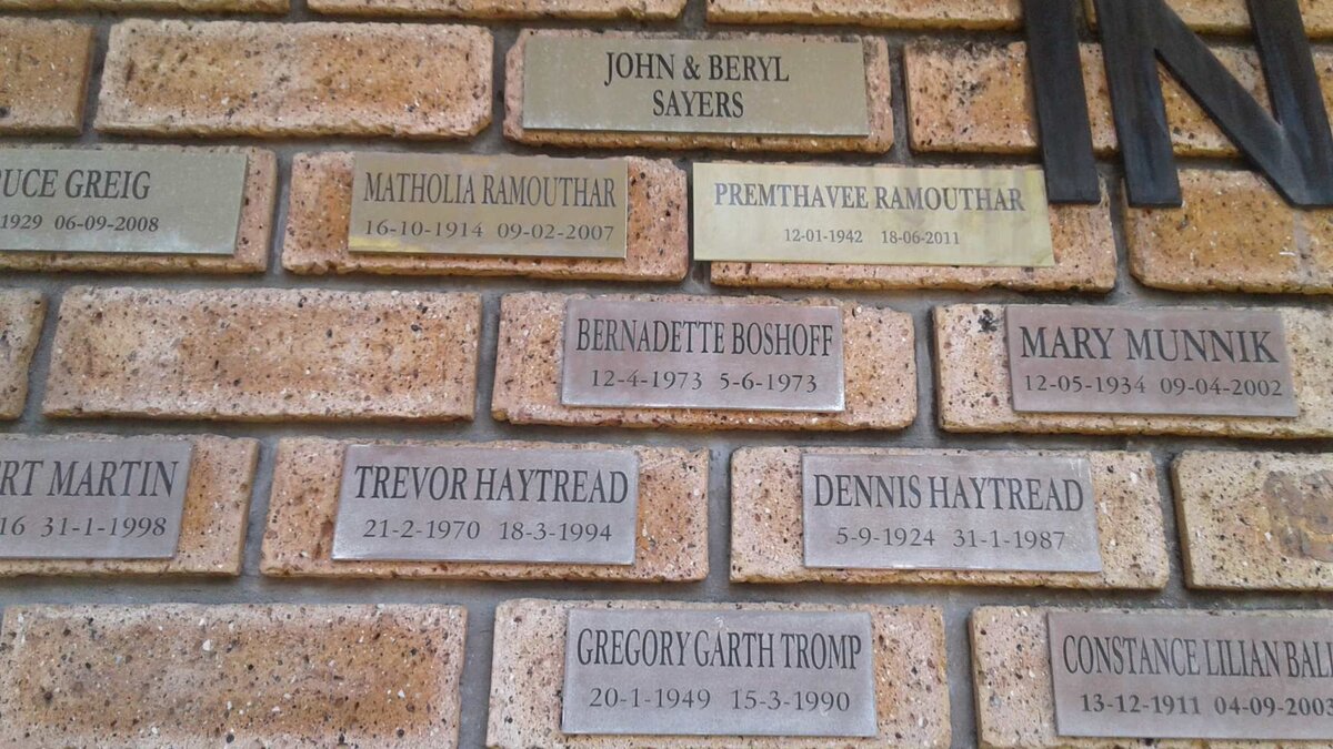 SAYERS :: RAMOUTHAR :: BOSHOFF :: HAYTREAD