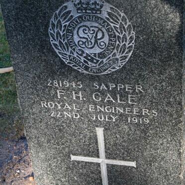 GALE F.H. -1919