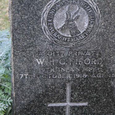 FIFORD W.H.G. -1918
