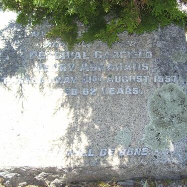 ABRAHAMS Percival Garfield Henry -1957