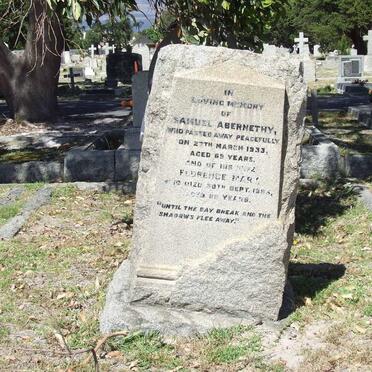 ABERNETHY Samuel -1933 &amp; Florence Mary -1985