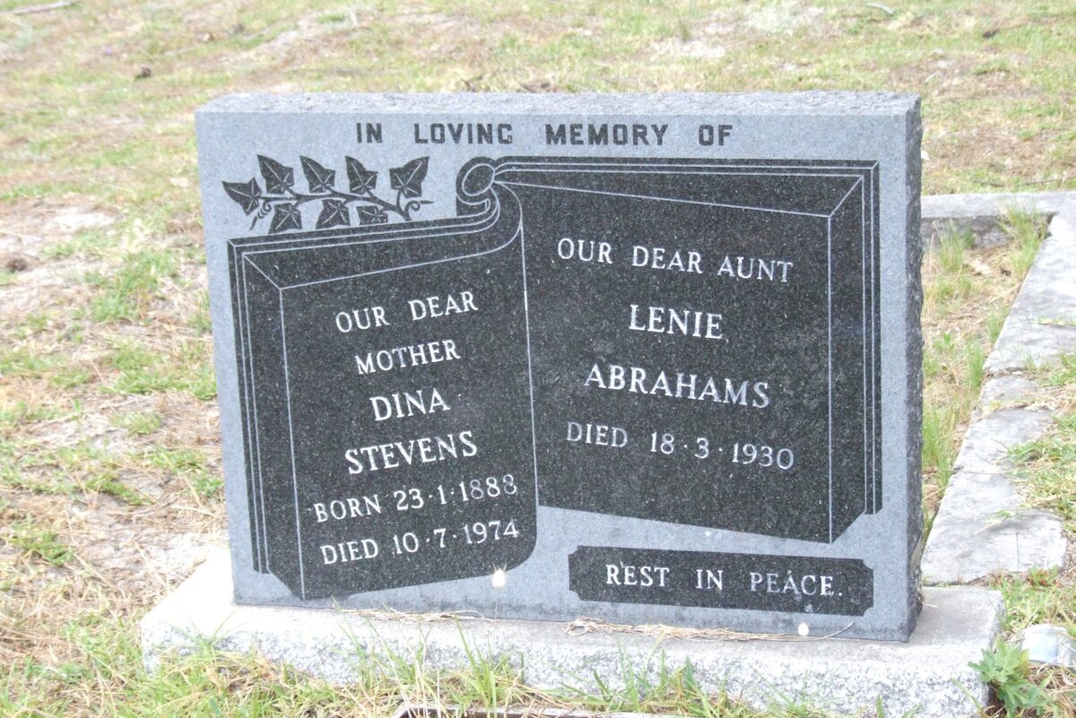 ABRAHAMS Lenie -1930 :: STEVENS 1888-1974 