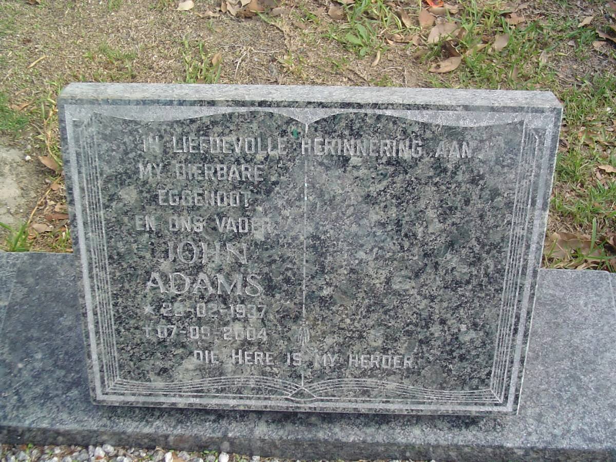 ADAMS John 1937-2004