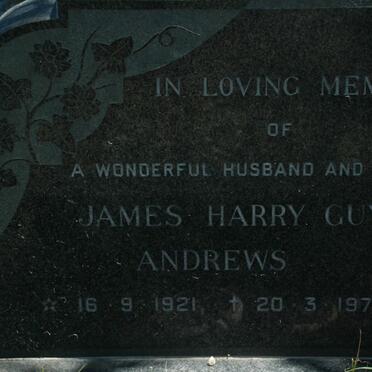 ANDREWS James Harry Guy 1921-1977