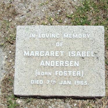ANDERSEN Margaret Isabel nee FOSTER -1965