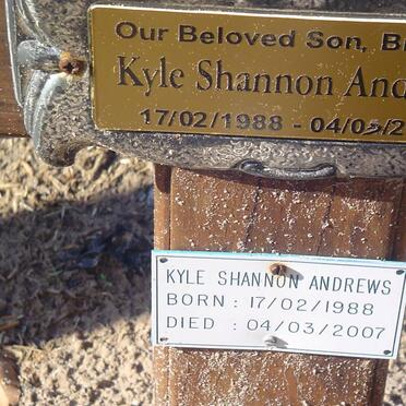 ANDREWS Kyle Shannon 1988-2007 