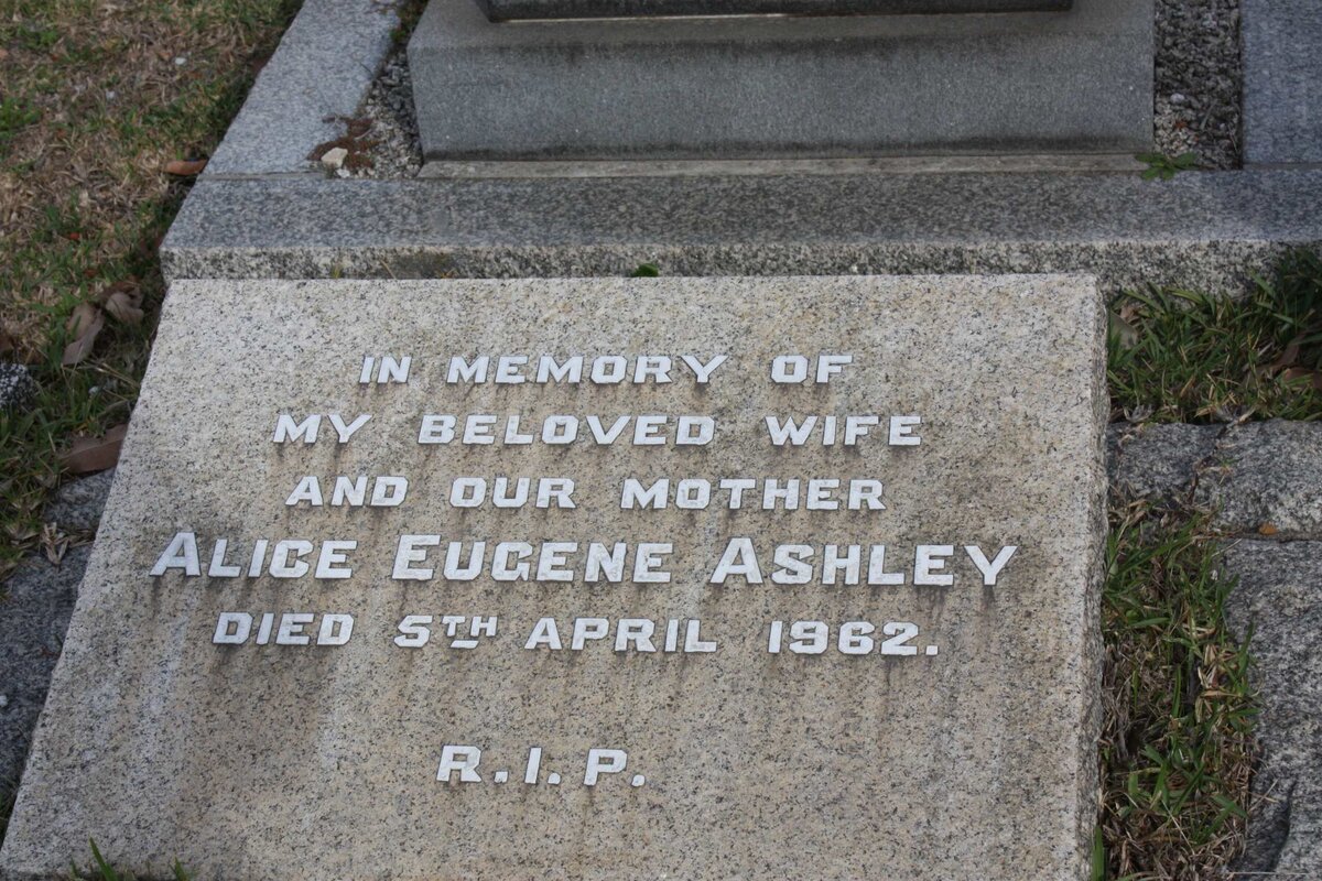 ASHLEY Alice Eugene  -1962