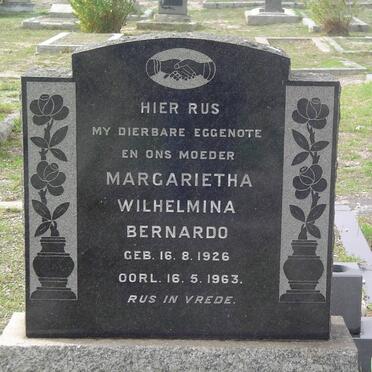 BERNARDO Margarietha Wilhelmina 1926-1963