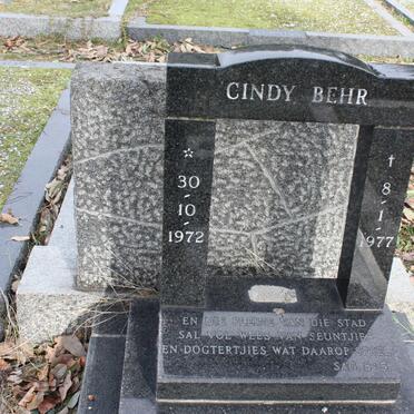 BEHR Cindy 1972-1977