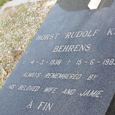 BEHRENS Horst Rudolf Karl 1938-1983