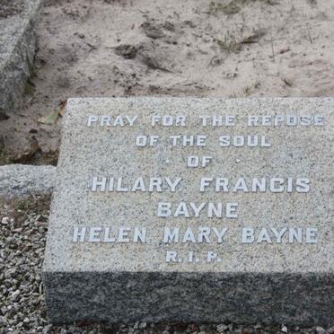 BAYNE Hilary Francis :: BAYNE Helen Mary