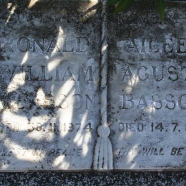 BASSON Ronald William -1974 &amp; Aileen Augusta -1976