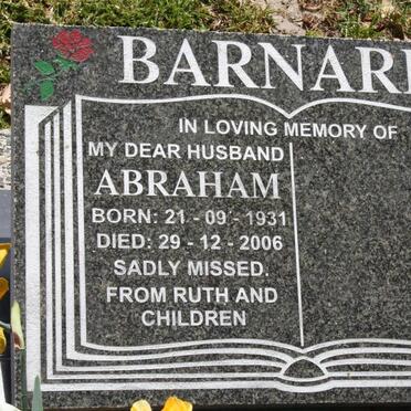 BARNARD Abraham 1931-2006