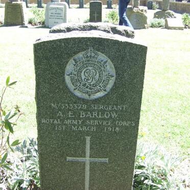 BARLOW A.E. -1918