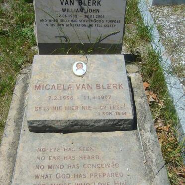 BLERK William John, van 1939-2006 :: VAN BLERK Micaela 1996-1997