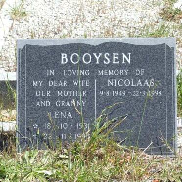 BOOYSEN Lena 1931-1995 :: BOOYSEN Nicolaas 1949-1998