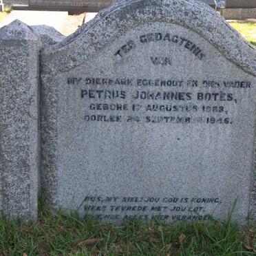 BOTES Petrus Johannes 1888-1946
