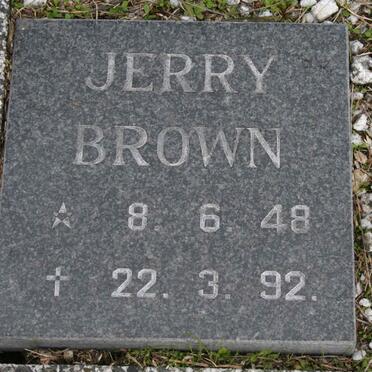 BROWN Jerry 1948-1992