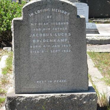 BREDENKAMP Jacobus Lucas 1907-1953