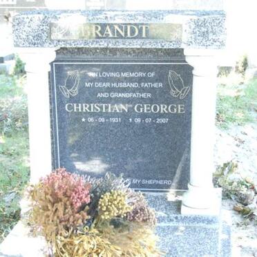 BRANDT Christian George 1931-2007