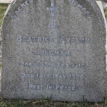 COLEMAN Beatrice Evelyn 1912-1954