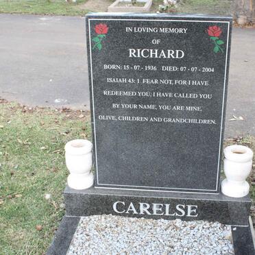 CARELSE Richard 1936-2004