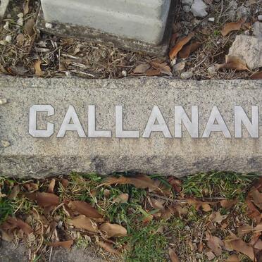 CALLANAN Gertrude -1966 