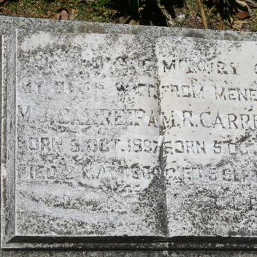 CARREIRA M.J. 1897-1969 :: CARREIRA A.M.R, -1971