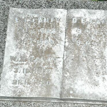 CANTY E.T. 1892-1960 :: CANTY W.E.1907-1960 :: CANTY D.E. 1936-1967