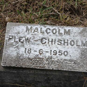 CHISHOLM Malcolm Plew -1950