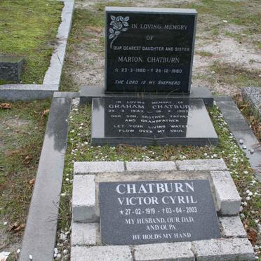 CHATBURN Victor Cyril 1919-2003 :: CHATBURN Graham 1942-1992 :: CHATBURN Marion 1960-1980