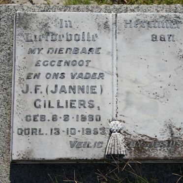 CILLIERS J.F. 1880-1953