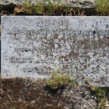 CILLIERS Ernst Jacobus -1951