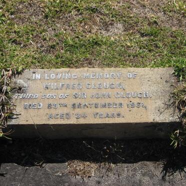 CLOUGH Wilfred -1951