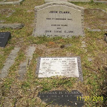 CLARK John -1947 :: CLARK John -1960 :: TINGLER Lothar -1990 &amp; Jean Findley CLARK -1983
