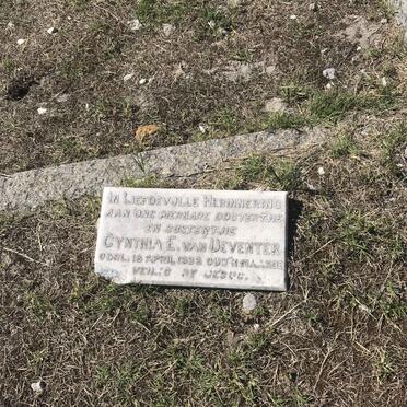 DEVENTER Cynthia E., van -1939