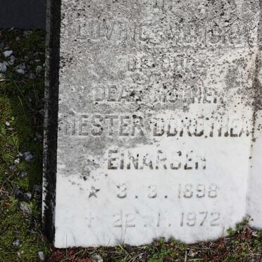 EINARSEN Hester Dorothea 1898-1972