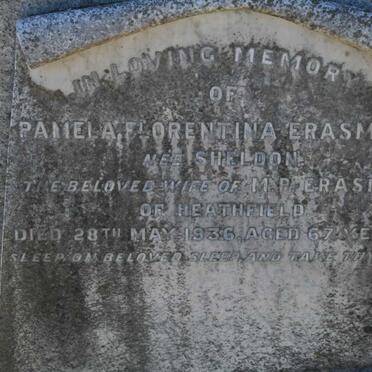 ERASMUS Pamela Florentina nee SHELDON -1936