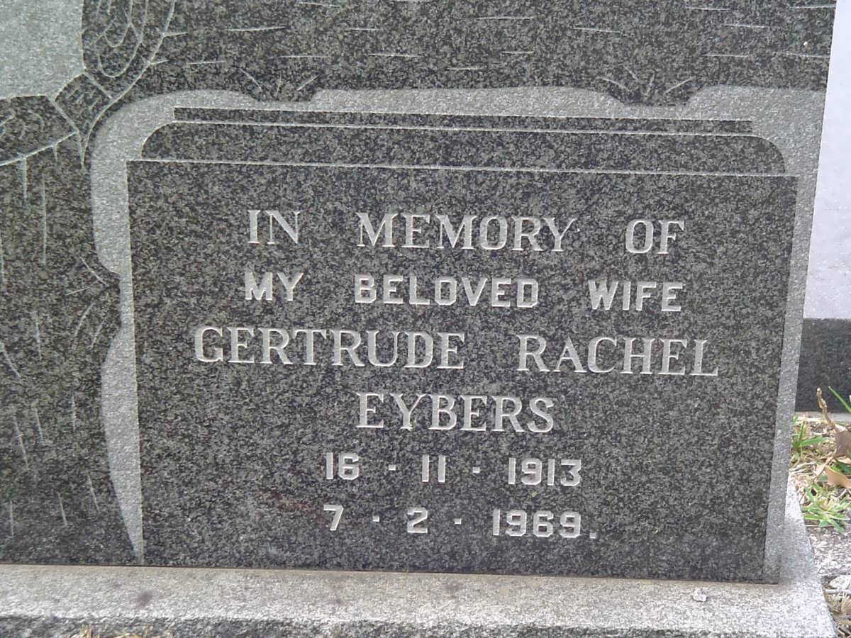 EYBERS Gertrude Rachel 1913-1969