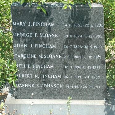 FINCHAM :: SLOANE :: JOHNSON