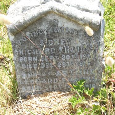 FRANKS Sidney Richard 1915-1916 :: FRANKS Arthur Leonard 1916-