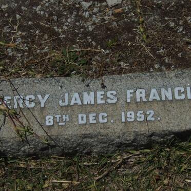 FRANCIS Percy James -1952