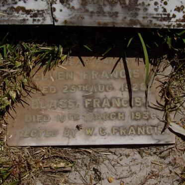 FRANCIS Blass -1936 &amp; Ellen -1929