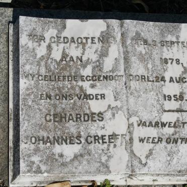 GREEFF Gehardes Johannes 1878-1959