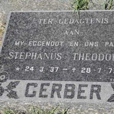 GERBER Stephanus Theodorus 1937-1973