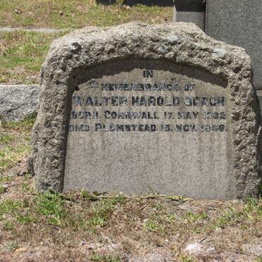 GEACH Walter Harold 1882-1946