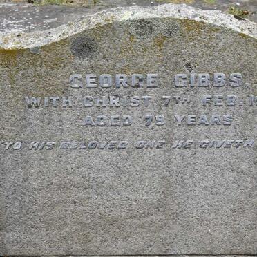 GIBBS George -1958