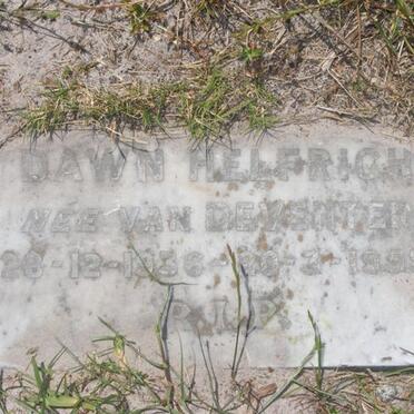 HELFRICH Dawn nee VAN DEVENTER 1936-1959