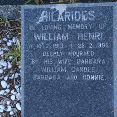 HILARIDES William Henri 1913-1995