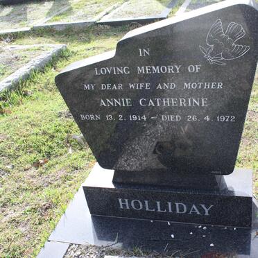HOLLIDAY Annie Catherine 1914-1972